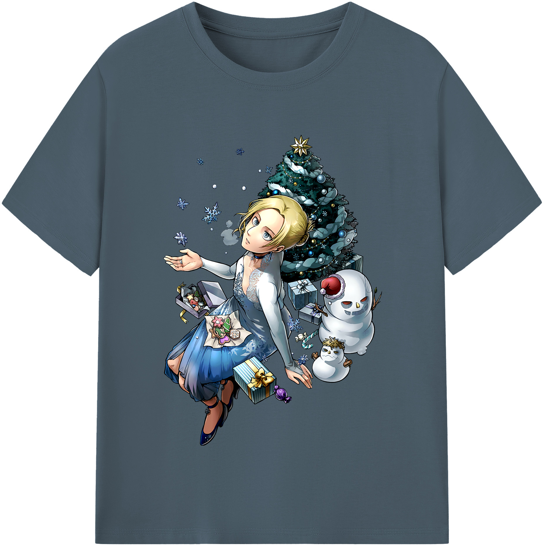 （画像用） 進撃の巨人 アニ・レオンハート Attack on Titan Annie Leonhart 綿100％半袖Tシャツ（フロントプリント）